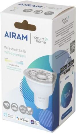 Airam SmartHome mållampe, GU10, 345 lm, justerbart hvidt lys, WiFi