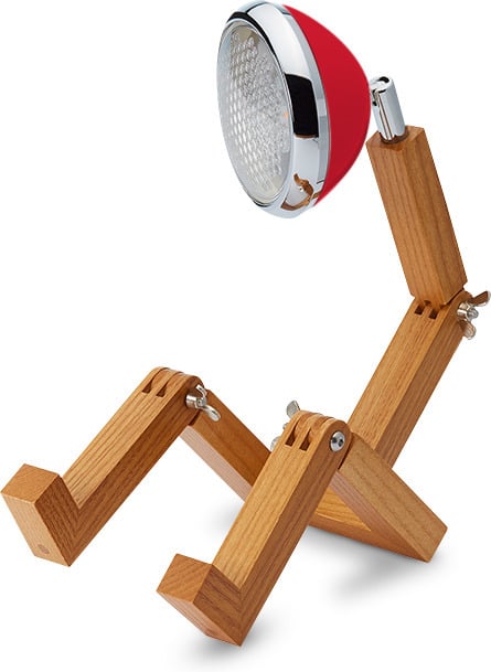 Mr. Wattson Mini -bordslampa, Flash Red