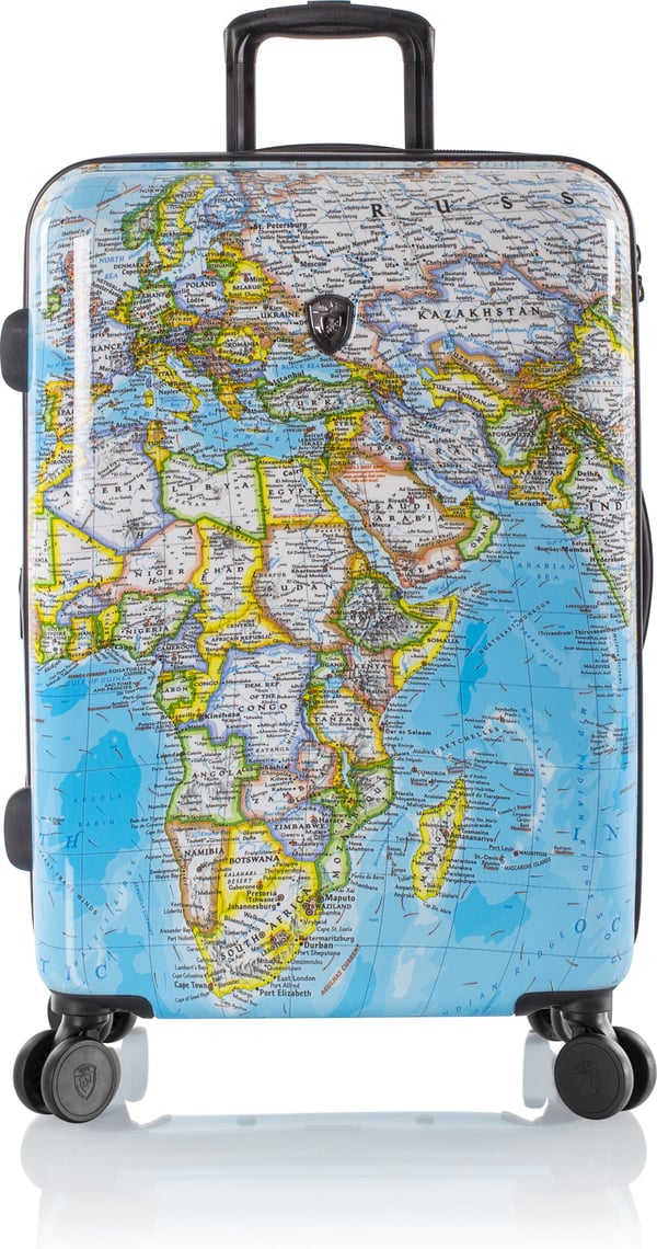 Heys Journey 3G Fashion Spinner 66 cm - kuffert med farverigt kort
