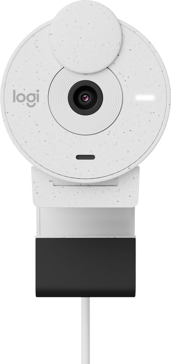 Logitech Brio 300 -webbkamera, vit