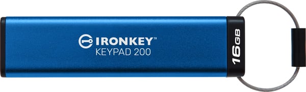 Kingston IronKey Keypad 200 16 Gt 256bit XTSAES USB 3.2 Gen 1 hukommelse