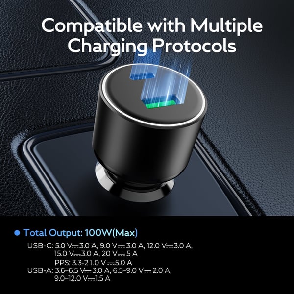 FoneKit Travel 100 W billaddare