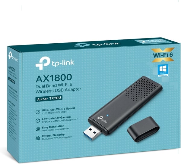 TP-link Archer TX20U Dual-band AX1800 USB -WiFi 6-adapter