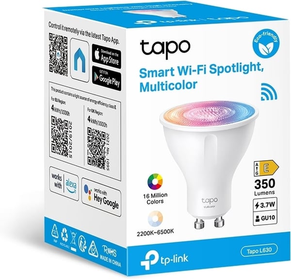 TP-Link Tapo L630 smartlampe, GU10, 350 lm