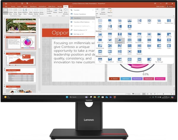 Lenovo ThinkVision T27-40 Full HD-skärm
