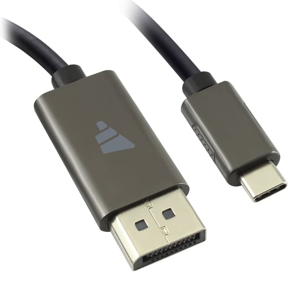 Fuj:tech DisplayPort–USB-C 8K tvåvägs adapterkabel, 2 m