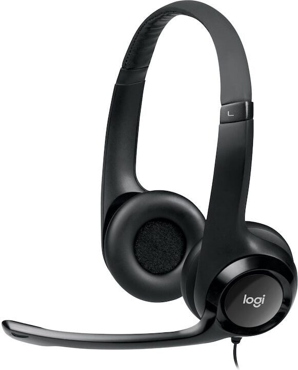 Logitech H390 headsetmikrofon, sort