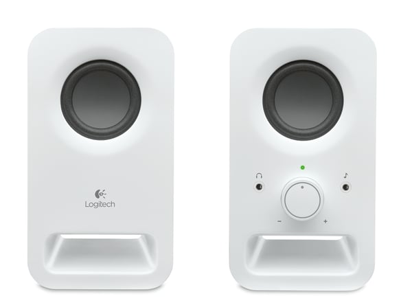 Logitech Z150 -stereohøjttalere, hvid
