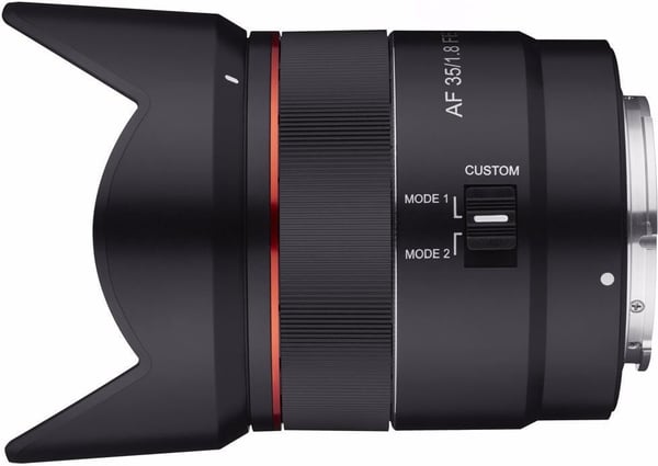 Samyang AF 35mm F1.8 -objektiv, Sony FE
