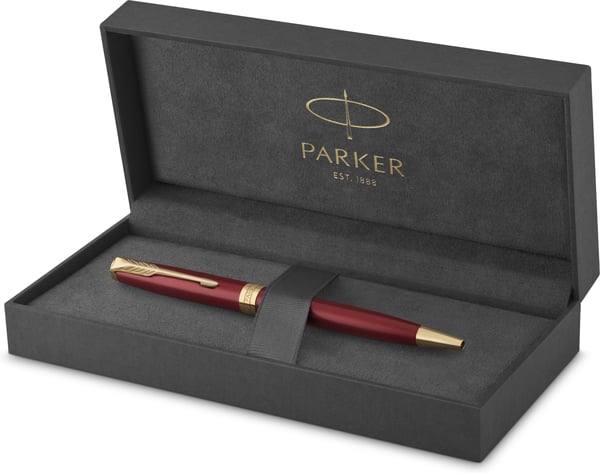Parker Sonnet Röd Lack G.T Bollpenna