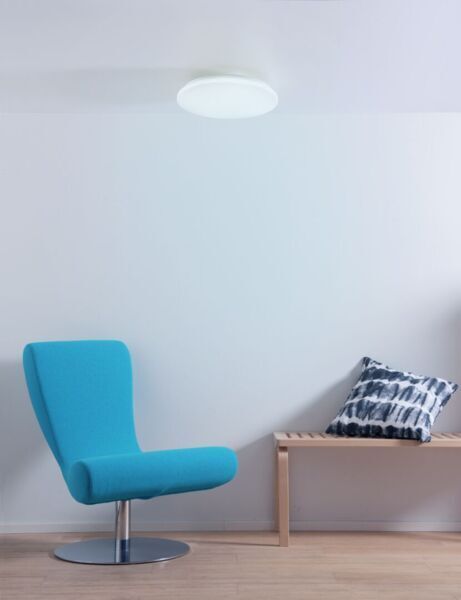 Airam Gaia Slim Round -plafond, 22W, 2700-6500K, hvid, 40 cm