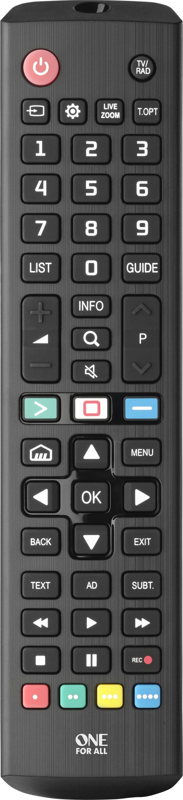 One For All URC 4911 -universalfjärrkontroll för LG TV-apparater