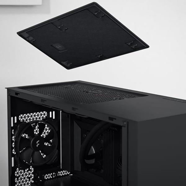 Fractal Design Pop XL Silent Svart Solid E-ATX-chassi, svart