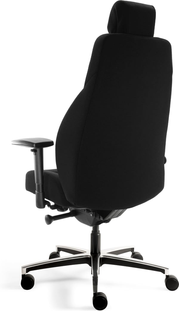 TC FREE B1 24/7 -arbetsstol, svart tyg