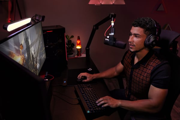 Logitech G Yeti Studio mikrofon, sort