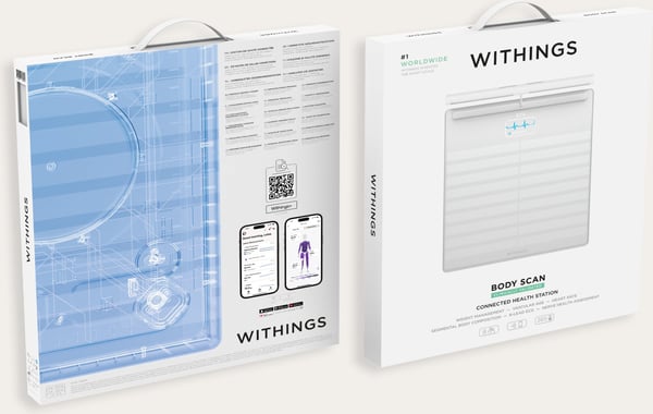 Withings Body Scan-smartvægt, hvid