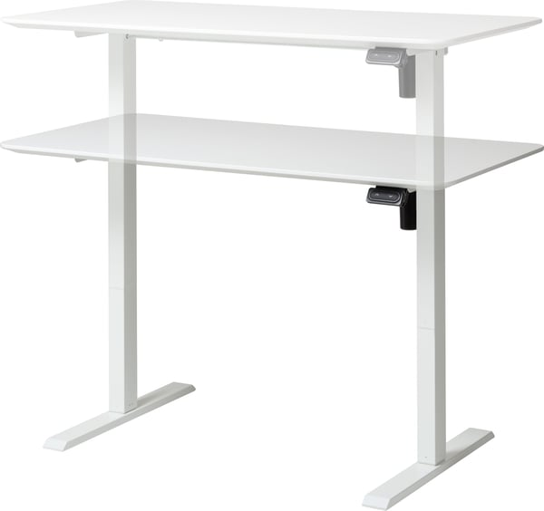 Elfen Ergodesk Simple One elbord 120 x 60 cm, vit