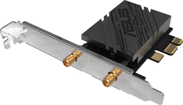 Asus PCE-BE92BT Tri-band PCI-E-WiFi 7-adapter och Bluetooth 5.4-adapter