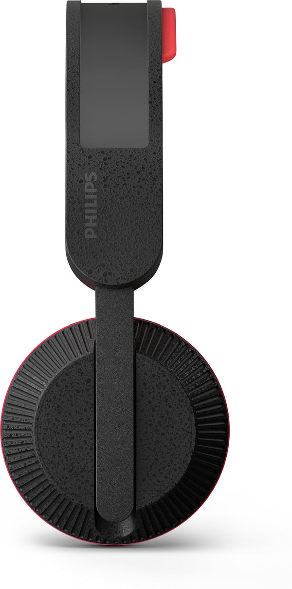 Philips GO TAA6219BK/00 høretelefoner, sort / rød