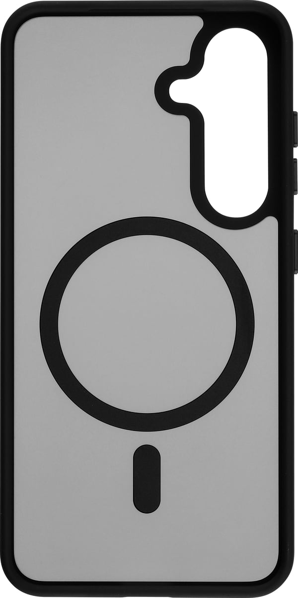 FoneKit Magnetisk Soft Touch -skal, Samsung Galaxy S25, svart/grå
