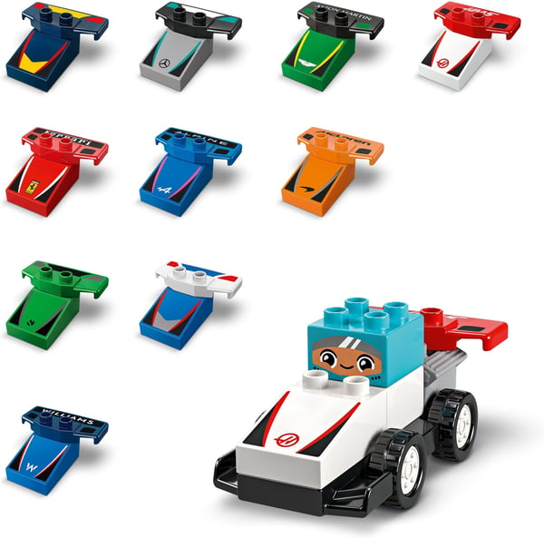 LEGO DUPLO By 10445 – F1-holdets racerbiler og chauffører
