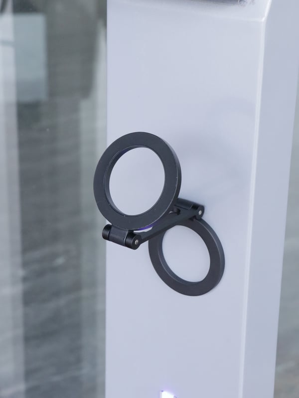 FoneKit Hopfällbart Dubbelt Magsafe-kompatibelt Mobilhållare, svart