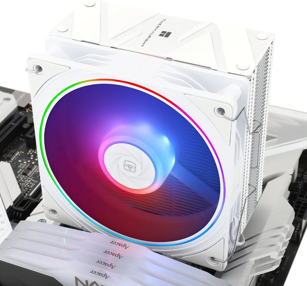 Thermalright Assassin Spirit 120 EVO White ARGB -processor køler, hvid