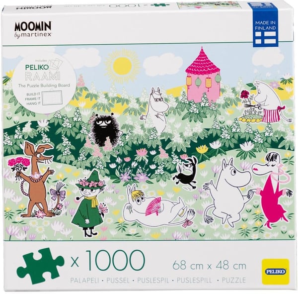 Mumin Blomsterträdgård pussel, 1000 bitar