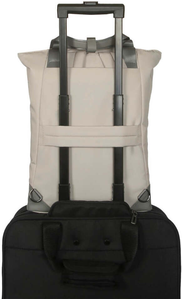 Targus Avila 16" 2-i-1 konvertibel datorryggsäck, ljus beige