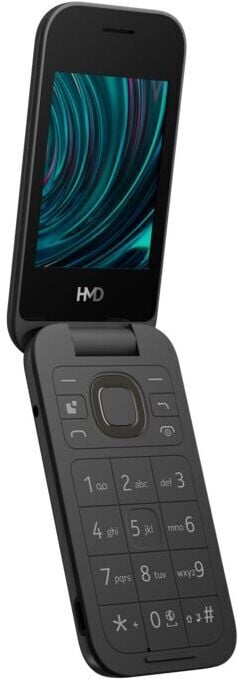 HMD 2660 Flip grundtelefon, svart