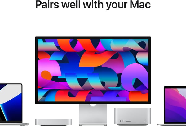 Apple Studio Display -skärm, justerbart stativ och nano-belagd glas (MMYV3)
