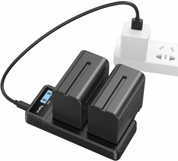 SmallRig 3823 NP-F970 batteri + oplader