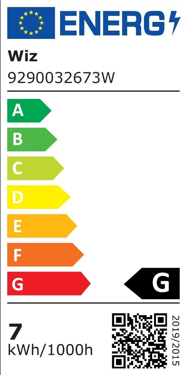 WiZ smartlampe, E27, ST64, RGB, Wi-Fi, 2200-6500 K, 470 lm, 1 stk
