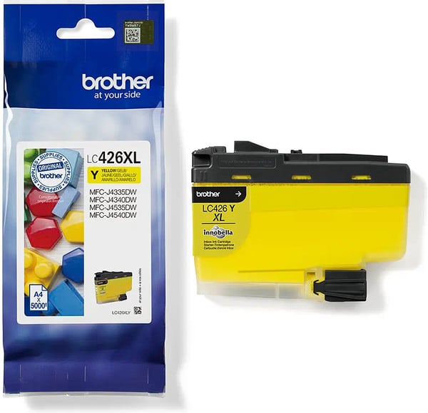 Brother LC426XLY -storbläckpatron, gul