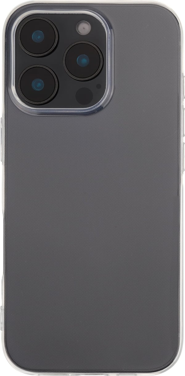 Fonekit silikonfodral, iPhone 16 Pro, genomskinlig