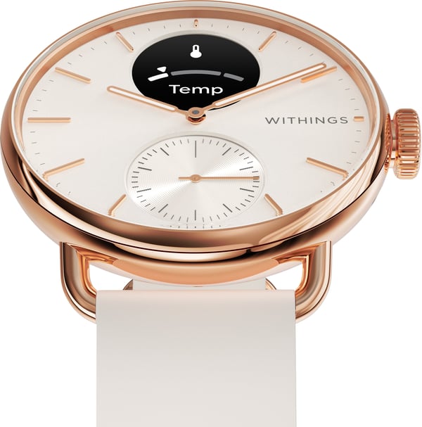 Withings Scanwatch 2 - smartklocka, 38 mm, roséguld