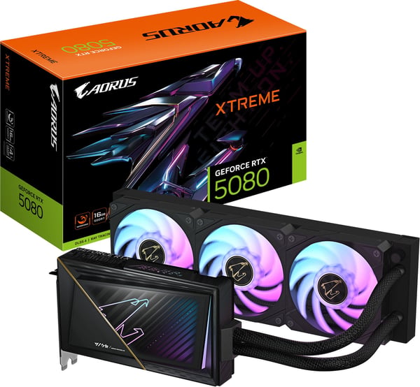 Gigabyte AORUS GeForce RTX 5080 XTREME WATERFORCE 16 GB grafikkort