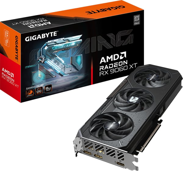 Gigabyte Radeon RX 9060 XT GAMING OC 8 GB grafikkort