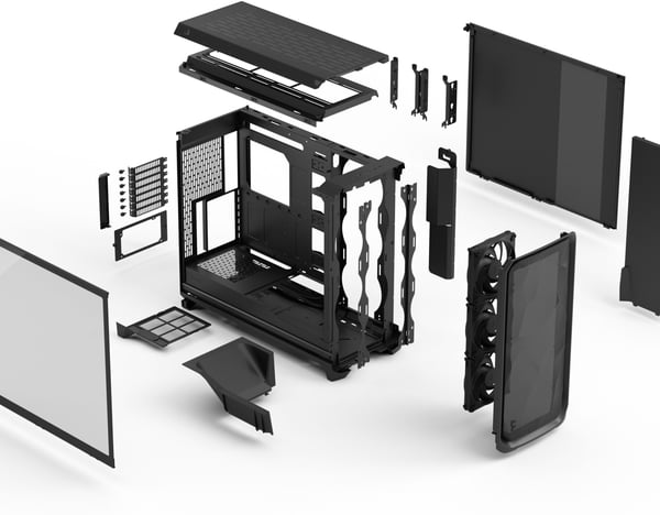 Fractal Design Meshify 3 XL Black TG Light Tint ATX-hölje