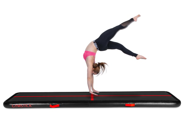 Gymstick vikbar träningsmatta, 100 x 200 cm, svart