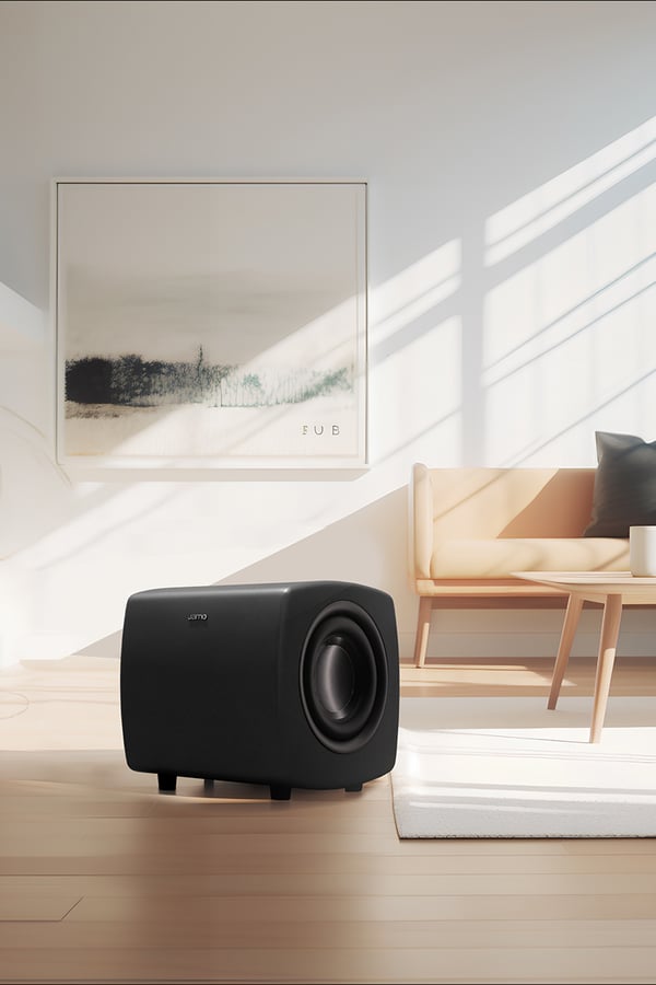 Jamo Cube Subwoofer, Svart