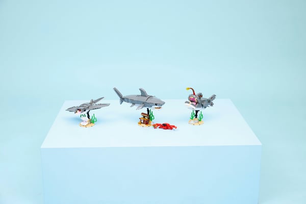 LEGO Creator 31381 Vild haj och skattkista 3-i-1