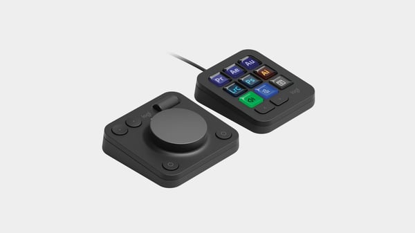 Logitech MX Creative Console bildbehandlingskonsol, grafit