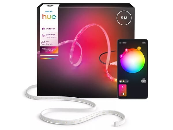 Philips Hue Flux -ljusslinga, 5 m, för utomhusbruk