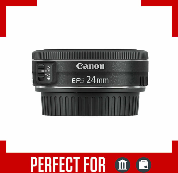 Canon EF-S 24 mm f/2,8 STM pannkaksobjektiv