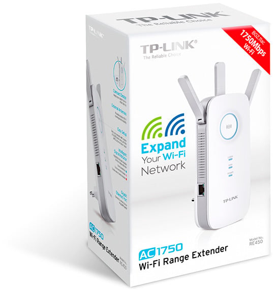 TP-LINK RE450 Dualband WiFi-förstärkare