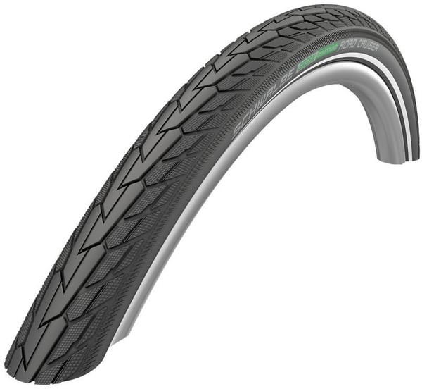 Schwalbe Road Cruiser-dæk, sort, reflekterende, 16 x 1,75"