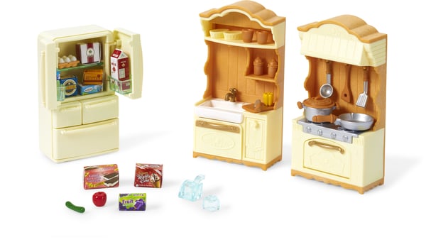 Sylvanian Families - Bondegårdskøkken med køleskab