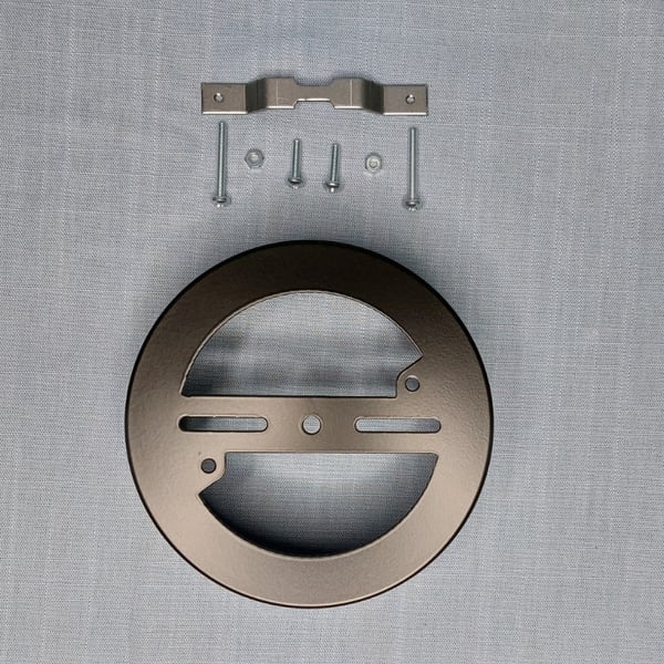 Steely Design Belysningsmonteringsadapter, 130mm, sort