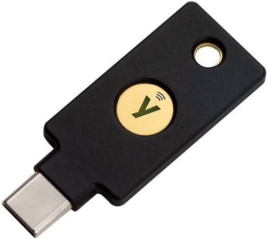 Yubico YubiKey 5C NFCsikkerhedsnøgle, USBC